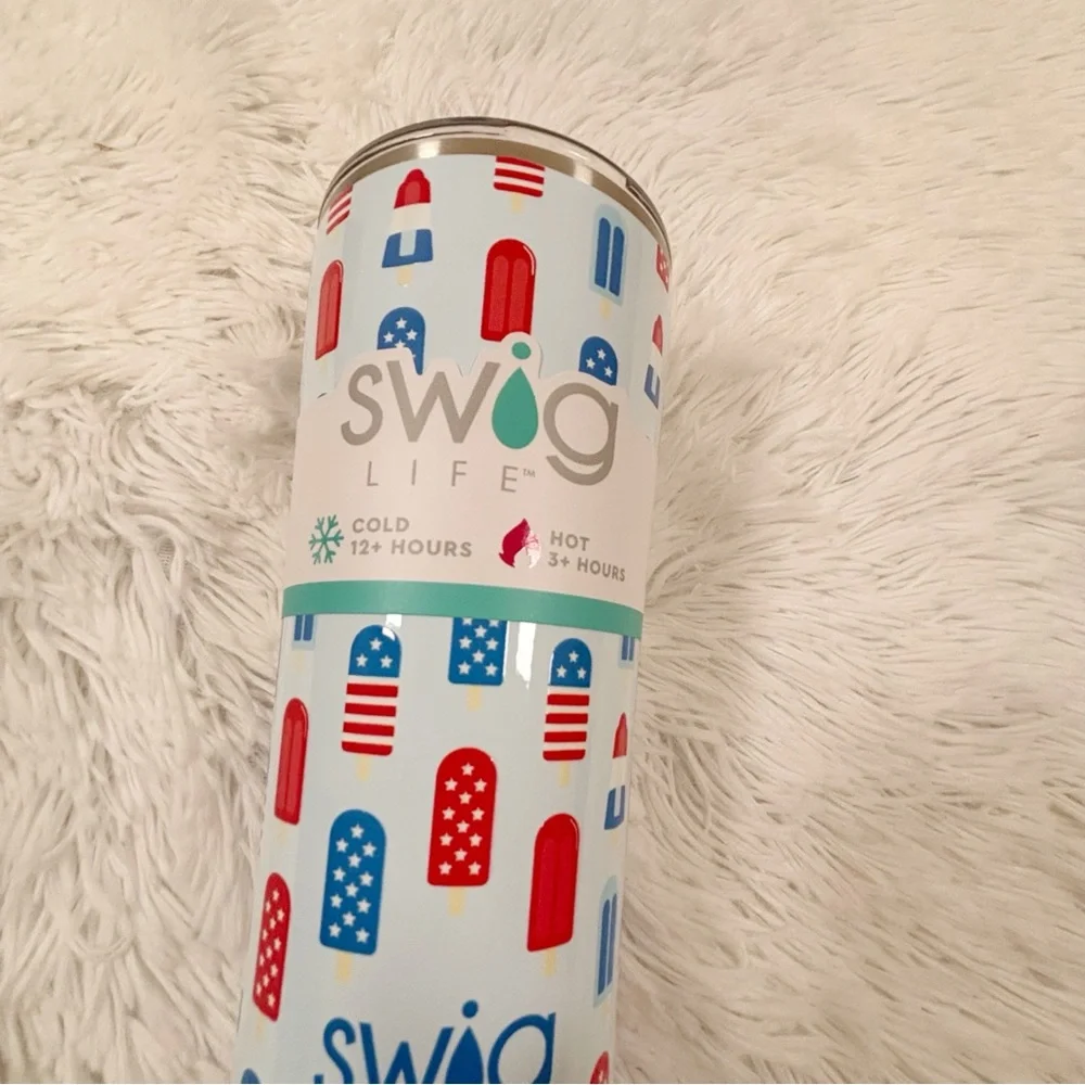 Swig Life 22 oz Tumbler | Insulated Stainless Steel Travel‎ Tumbler | Rocket Pop